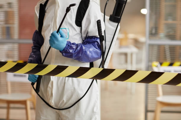 Professional Biohazard Cleanup technician working in Sunbury, OH